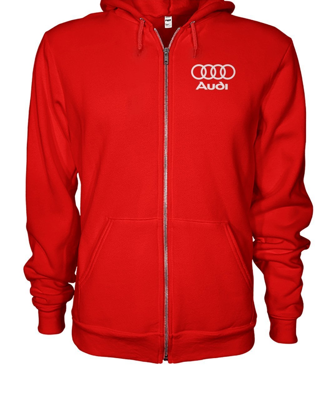 Audi Gildan Zip-Up Hoodie - TeePerfect 