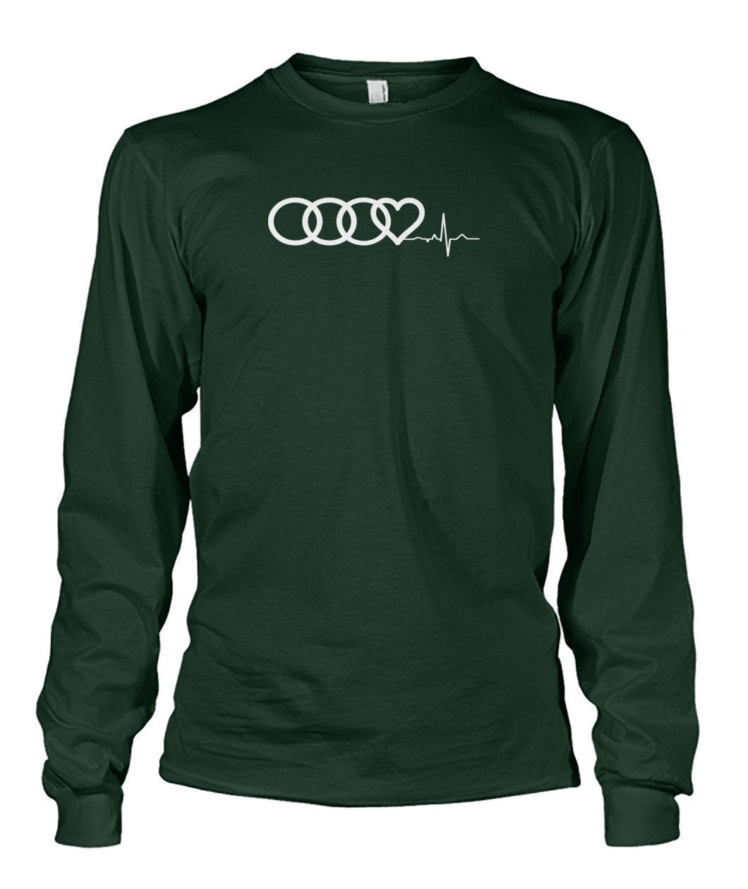 AUDI HEART BEAT Unisex Long Sleeve - TeePerfect 