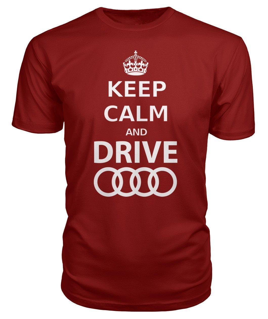 keep Calm and drive Audi Premium Unisex Tee - TeePerfect 