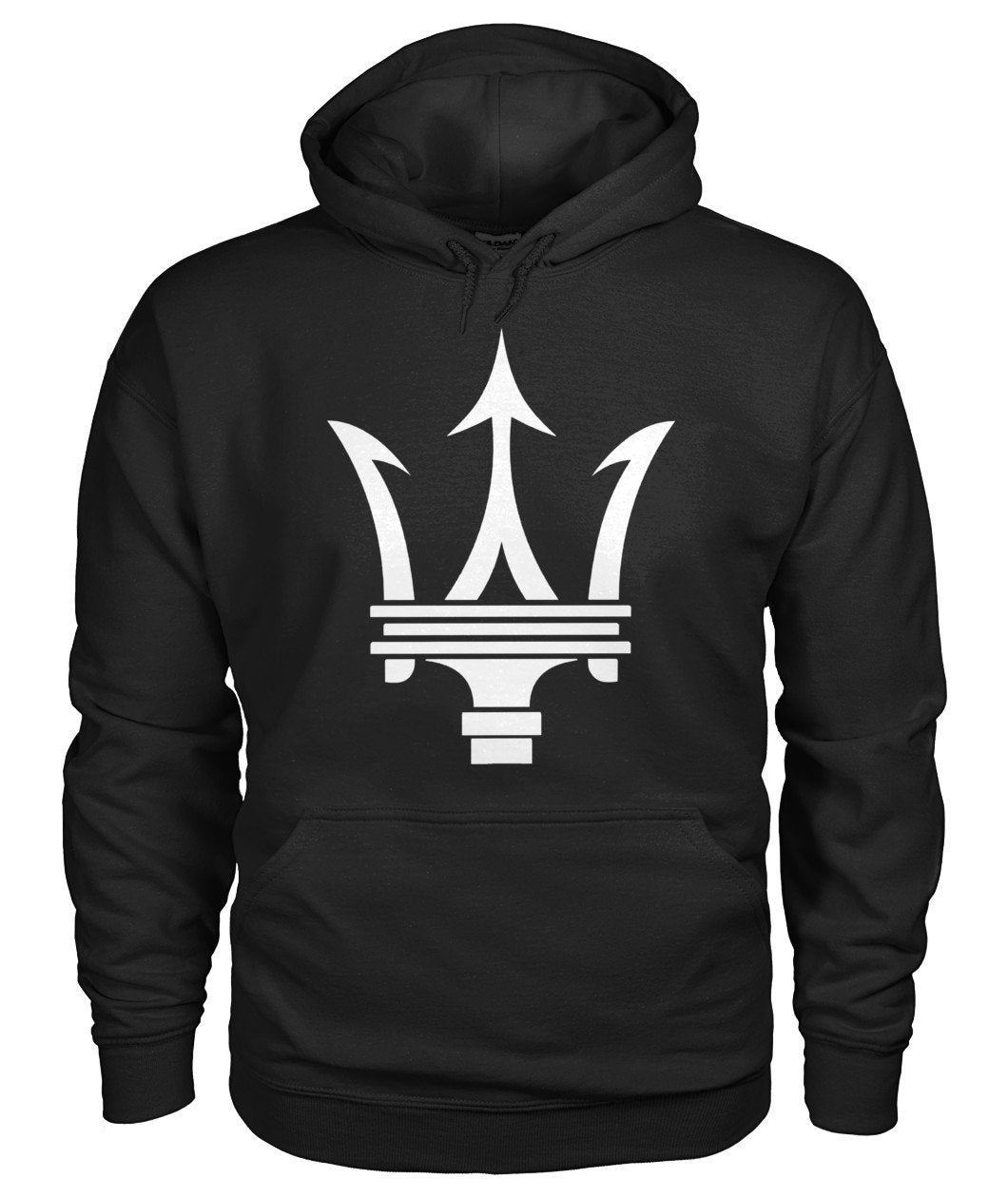 Maserati Logo Gildan Hoodie - TeePerfect 