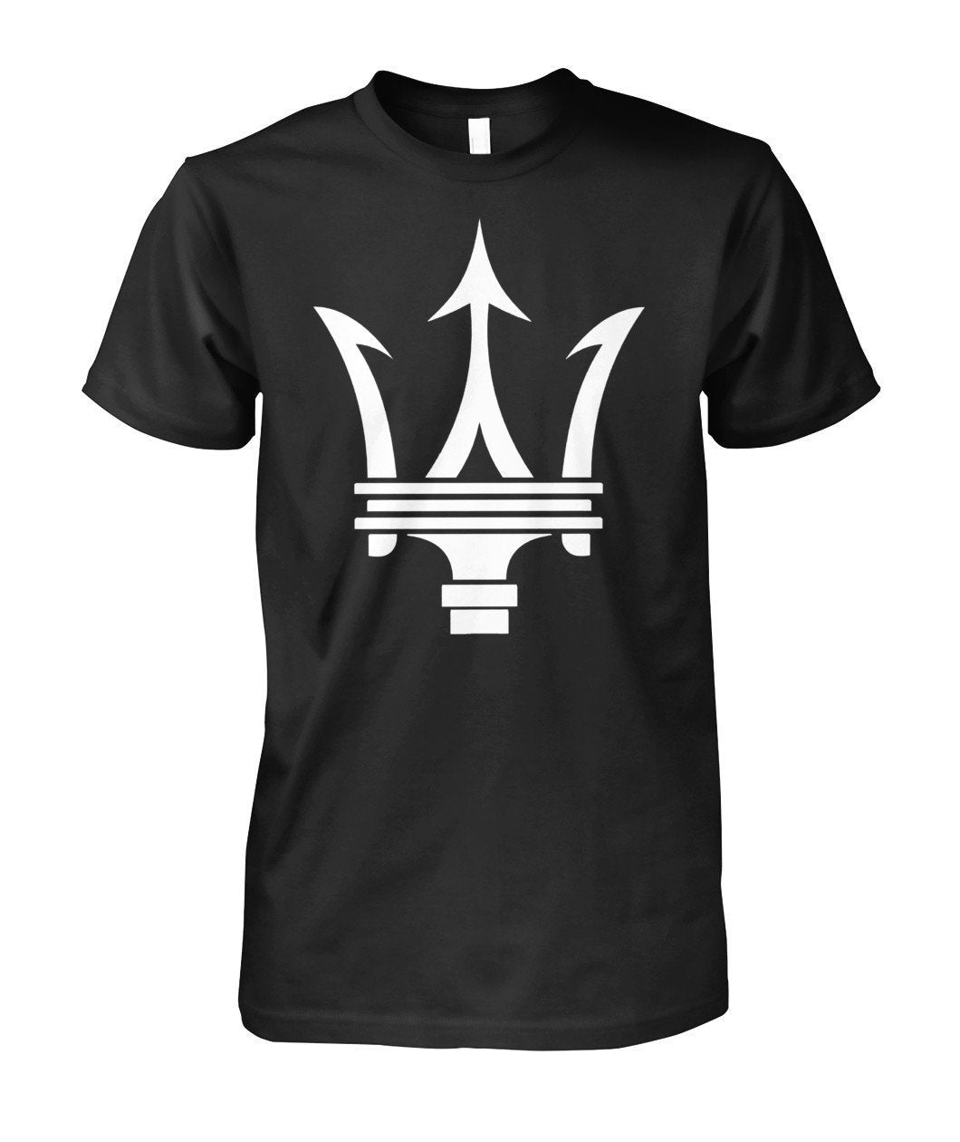 Maserati Logo Unisex Cotton Tee - TeePerfect 