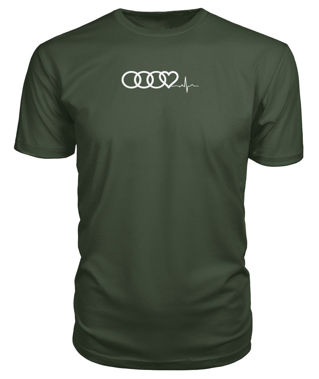 Audi Heart Beat Premium Unisex T SHIRT - TeePerfect 