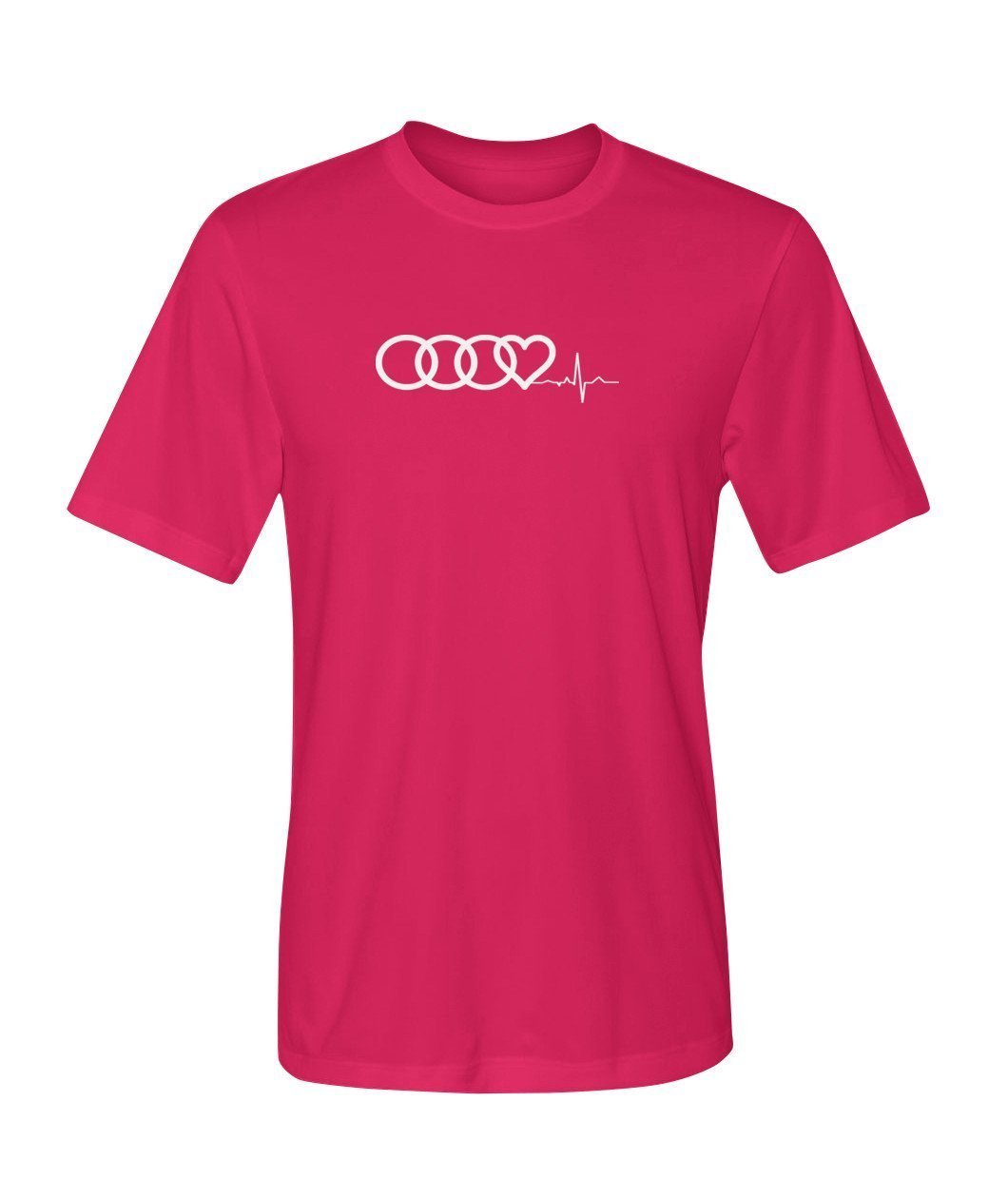 Audi Heart Beat Dry Sport T SHIRT - TeePerfect 