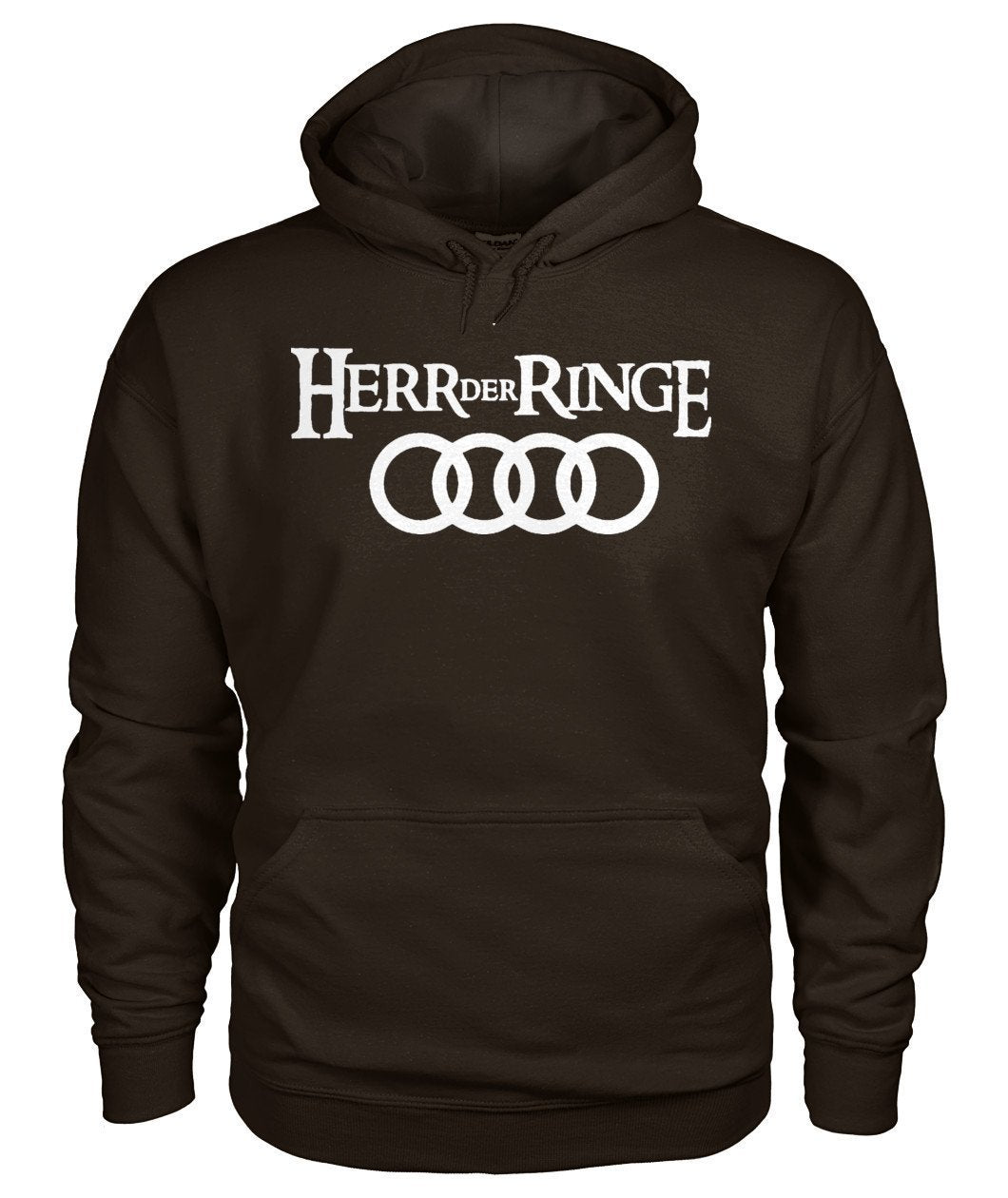 Herr Der Ringe Audi Gildan Hoodie - TeePerfect 