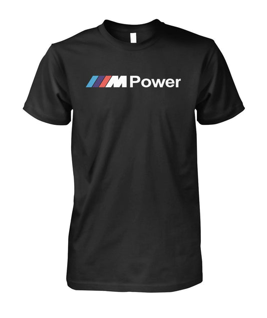 BMW POWER Unisex Cotton Tee - TeePerfect 