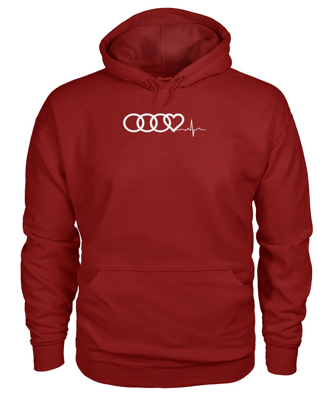 Audi Heart Beat Gildan Hoodie