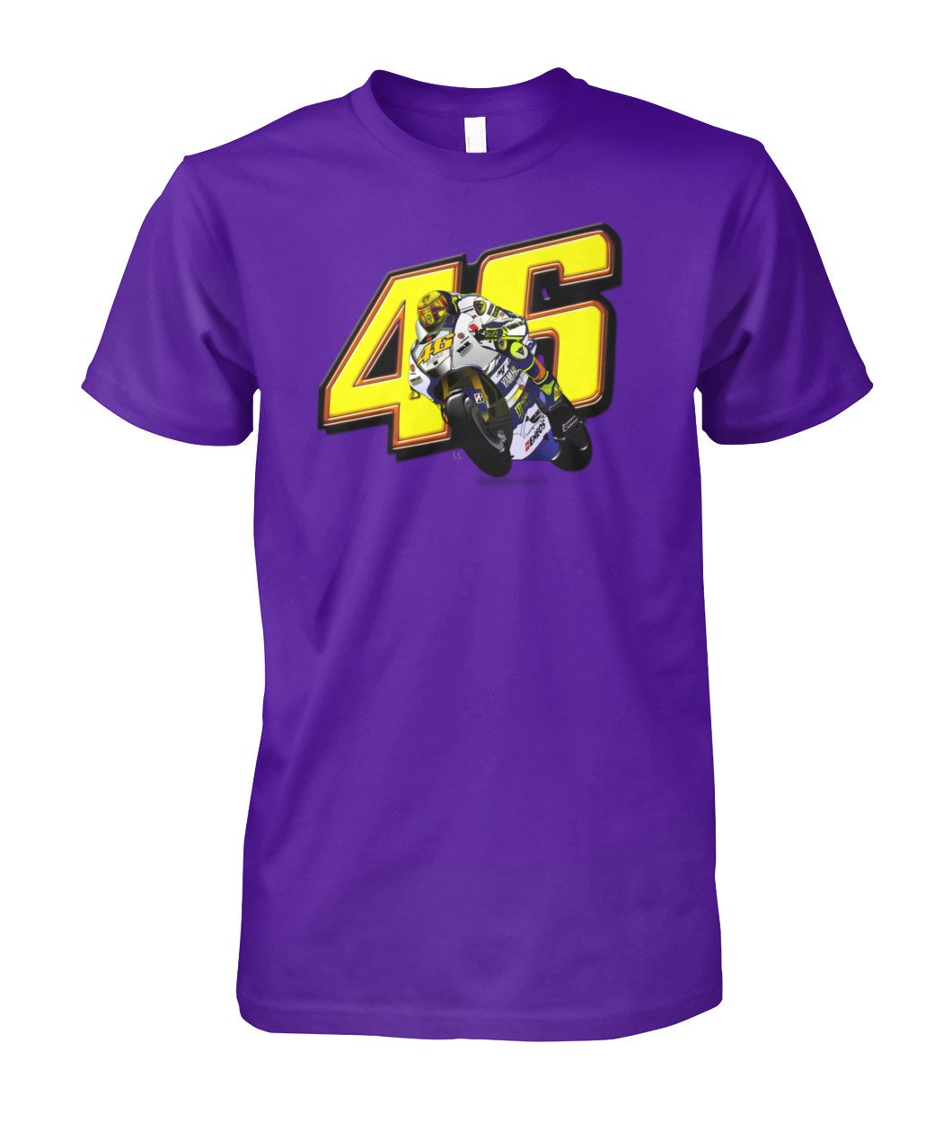 vr46 Valentino Ross Yamaha Unisex Cotton Tee Shirt