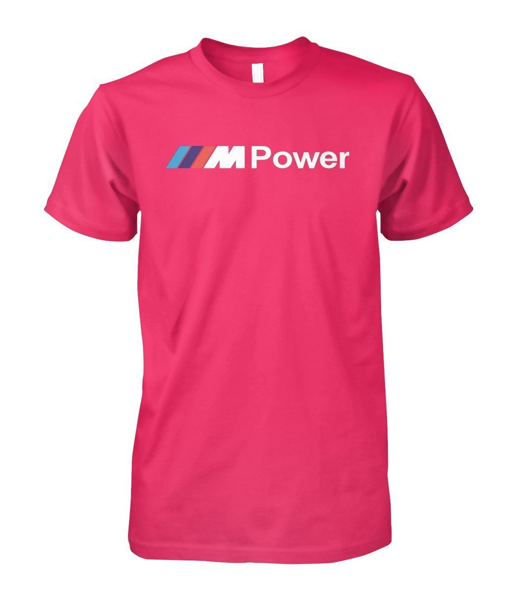 BMW POWER Unisex Cotton Tee - TeePerfect 