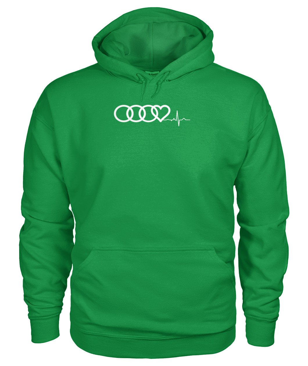 Audi Heart Beat Gildan Hoodie