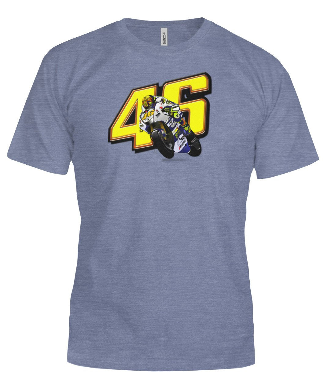 vr46 Valentino Ross Yamaha Bella Canvas Tee