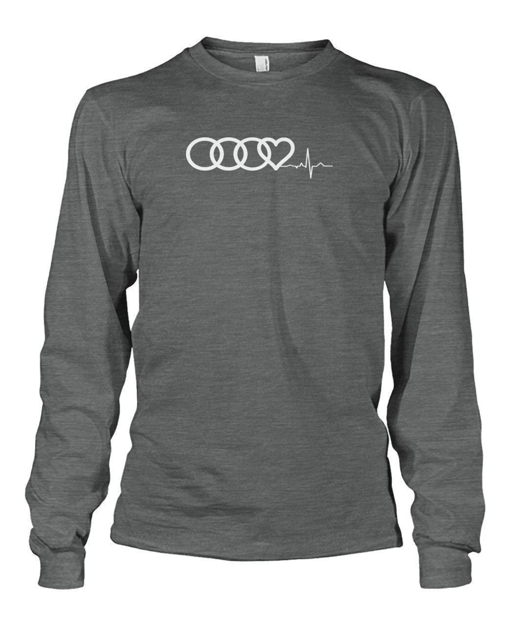 AUDI HEART BEAT Unisex Long Sleeve - TeePerfect 