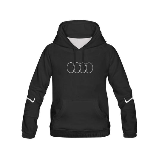 Audi schwarz Hoodie Pullover - TeePerfect 