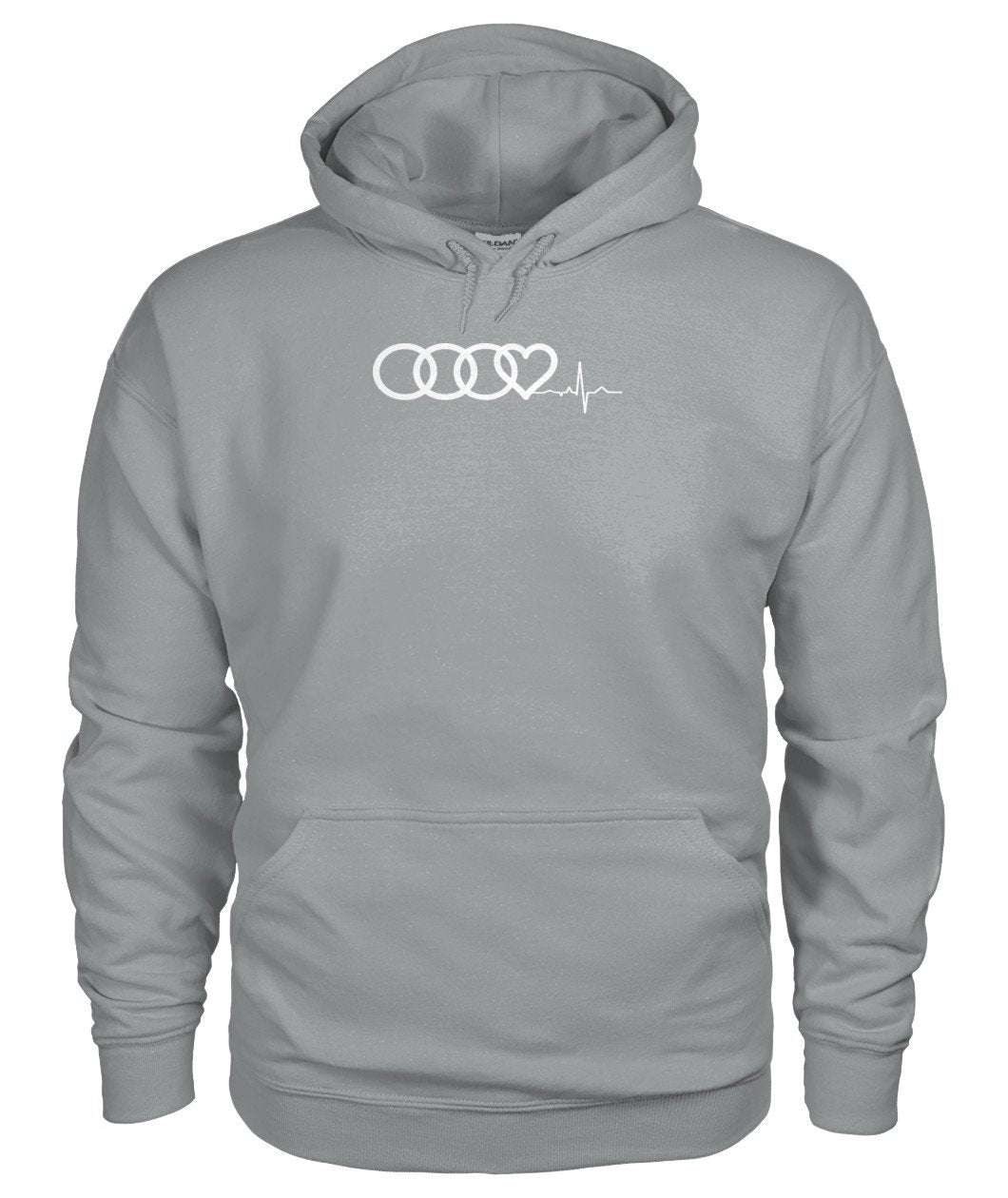 Audi Heart Beat Gildan Hoodie