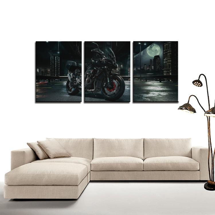 Yamaha Tableau 3 Panels Canvas  Art for Wall Decorations stickers yamaha