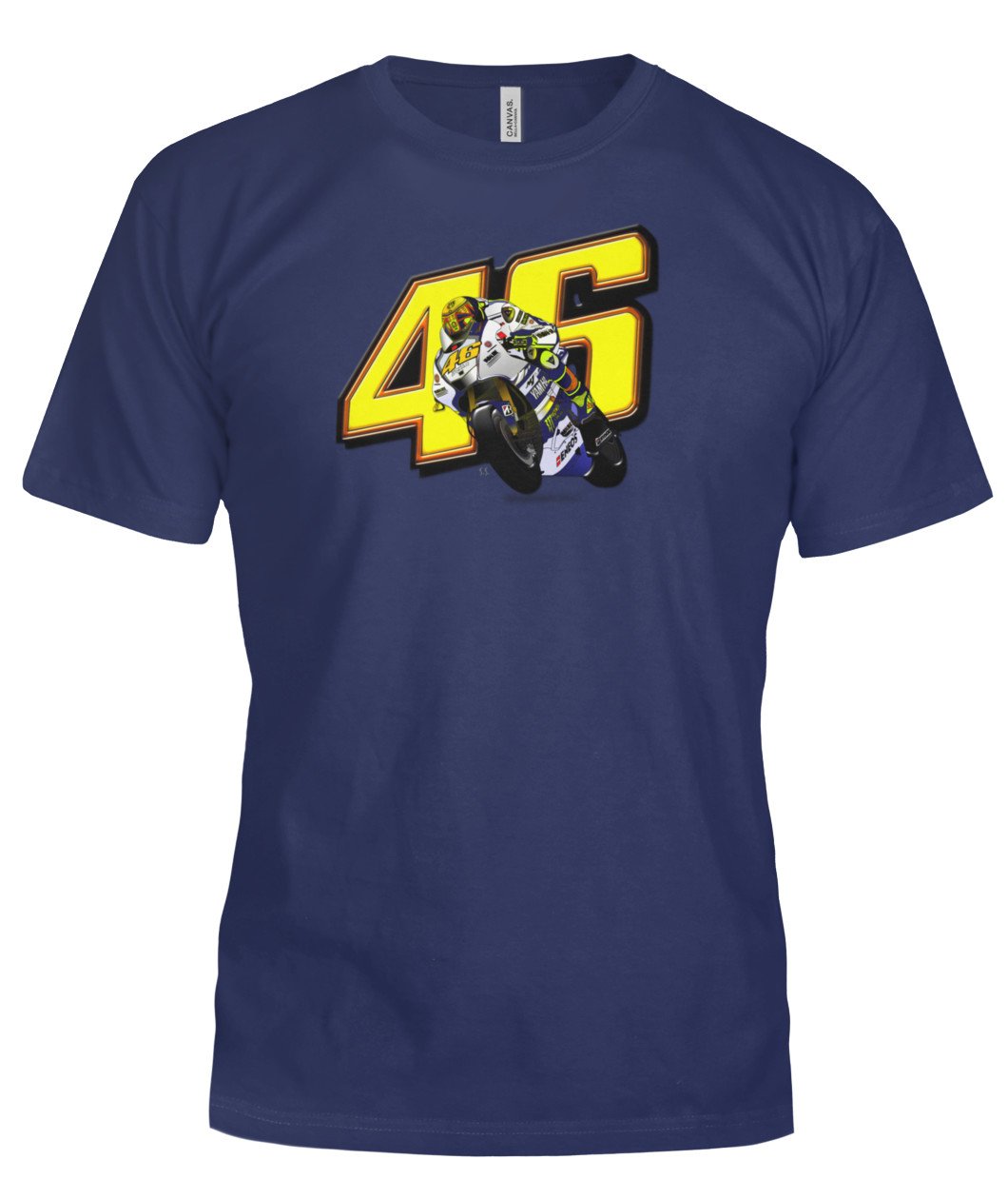 vr46 Valentino Ross Yamaha Bella Canvas Tee