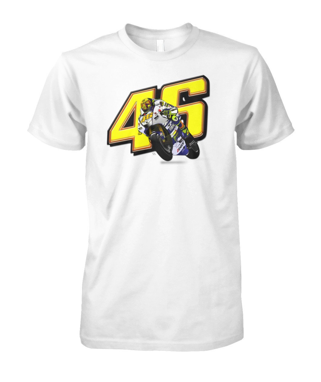 vr46 Valentino Ross Yamaha Unisex Cotton Tee Shirt