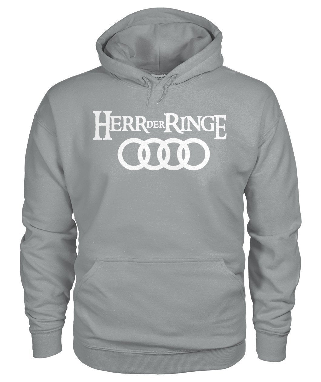 Herr Der Ringe Audi Gildan Hoodie - TeePerfect 