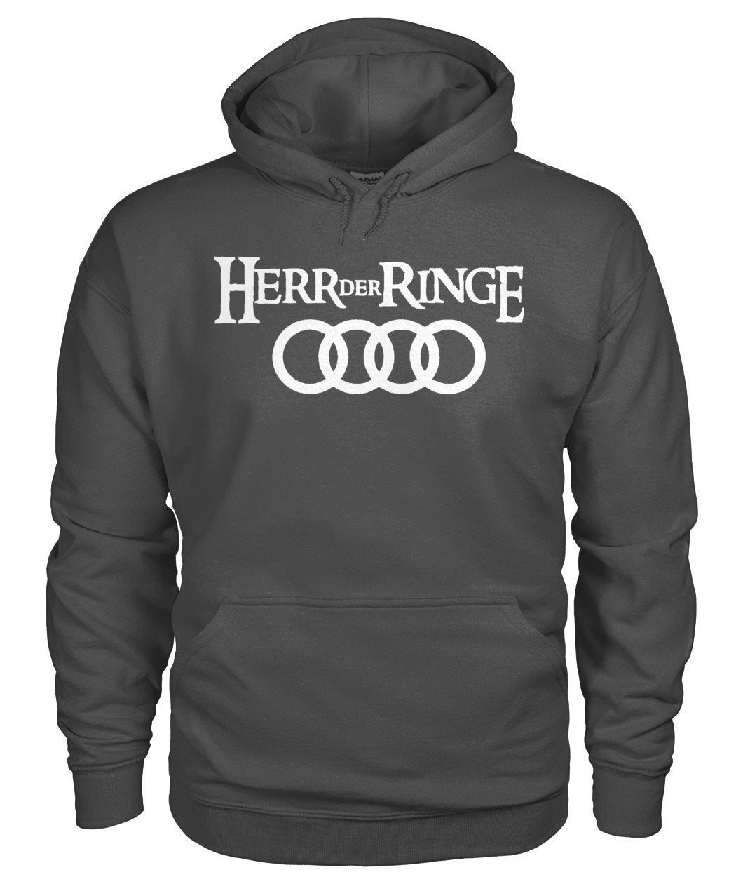 Herr Der Ringe Audi Gildan Hoodie - TeePerfect 