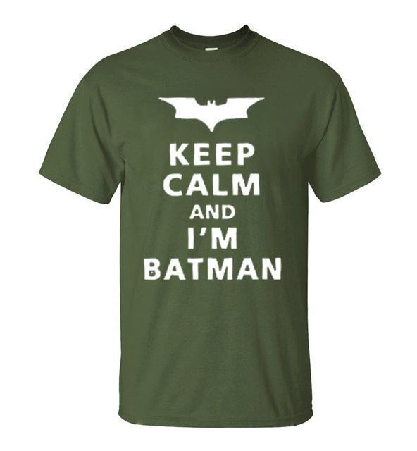 Keep Calm And I Am Batman T Shirt - TeePerfect 