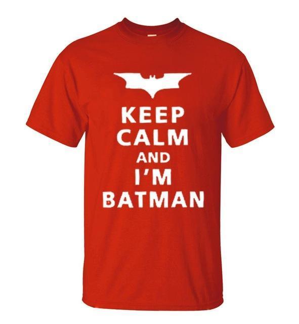 Keep Calm And I Am Batman T Shirt - TeePerfect 